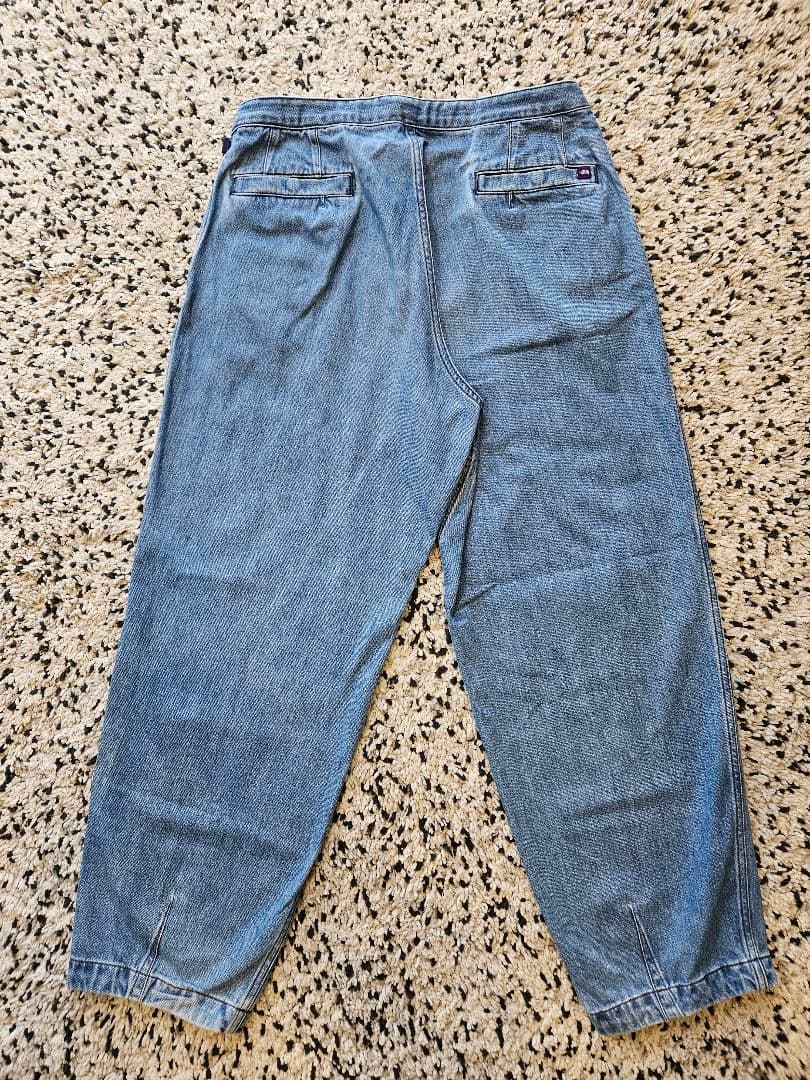 パープルレーベル　Denim Wide Tapered Field Pants