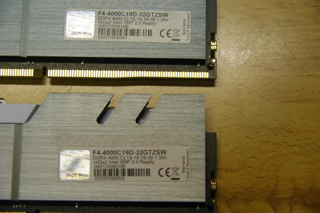 ゲーマー高速な G.SKILL F4-4000C 32GB (2x16GB)