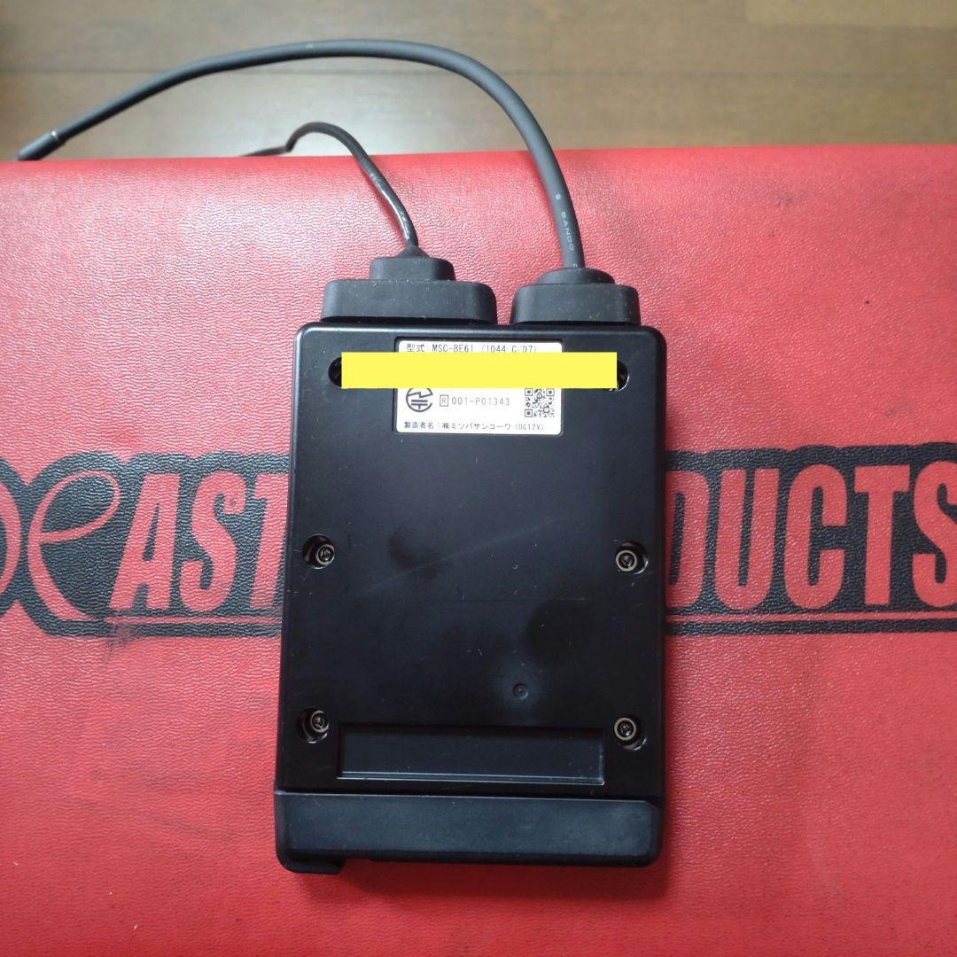 バイク用　ETC　車載器　ミツバ　BE61　（検索用）ETC2.0　1052