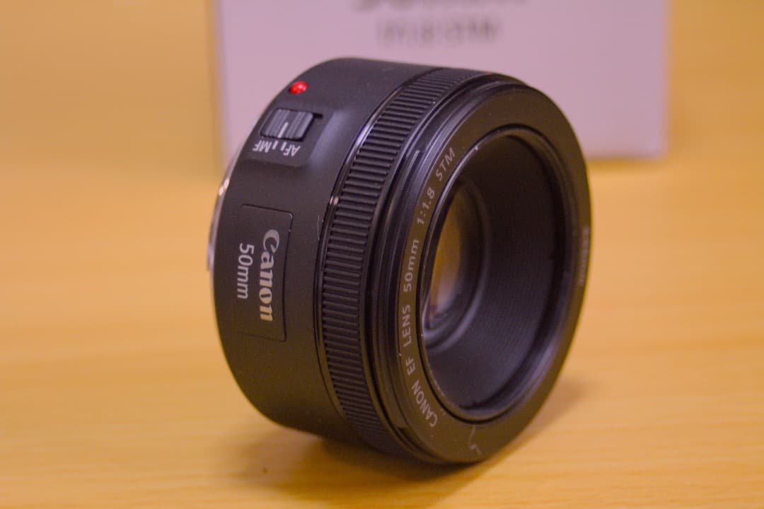 新品 Canon EF 50mm f/1.8 STM レンズ フード付