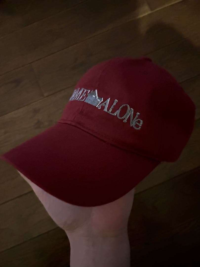 nullus 25ss HOMME ALONE キャップ 赤