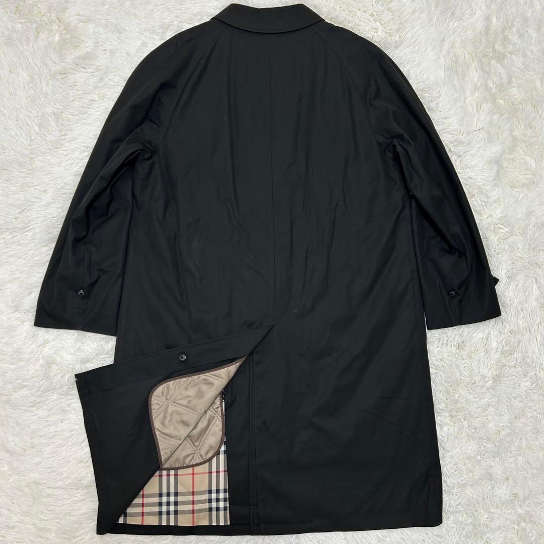 【極美品/LL】バーバリー ロンドン ステンカラーコート アウター ライナー付