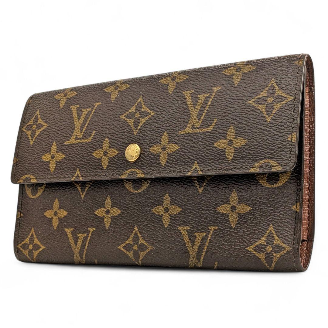 外観美 ルイヴィトン モノグラム ポルトトレゾール インターナショナル 960