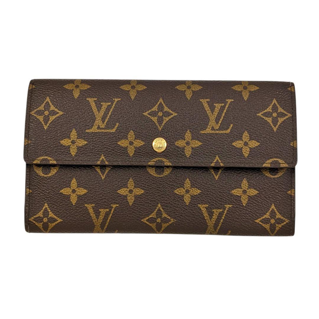 外観美 ルイヴィトン モノグラム ポルトトレゾール インターナショナル 960