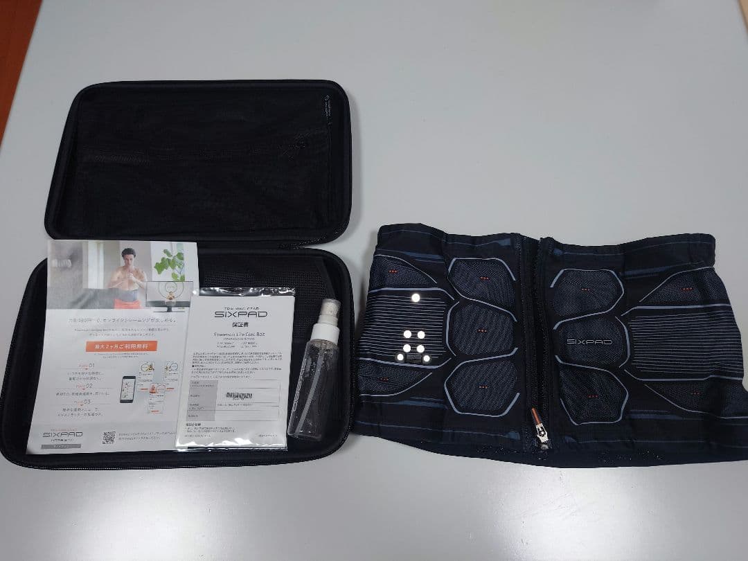 【美品】Ｌサイズ　シックスパッド　パワースーツ　コアベルト　SIXPAD　正規品