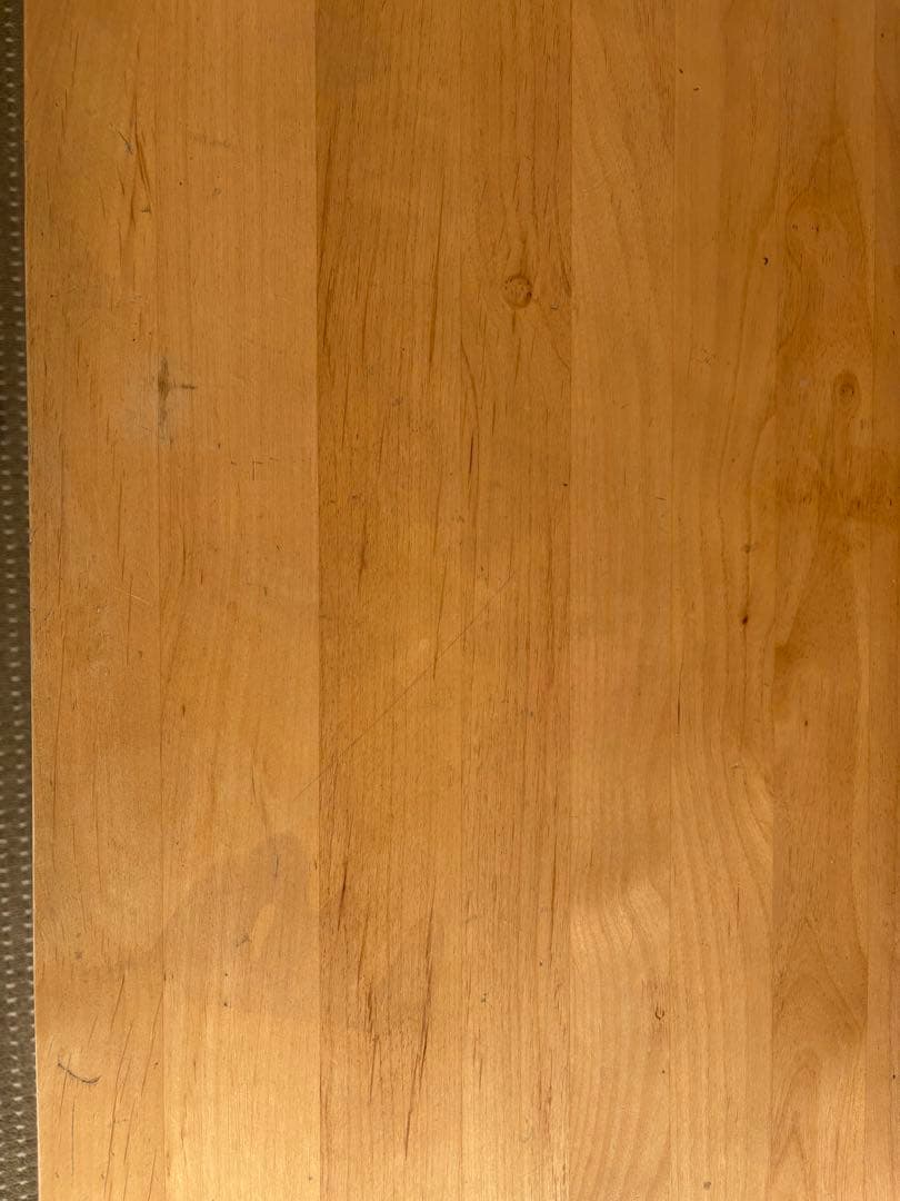 【宮城県引き取り限定】堀田木工所　ウッディ　アルダー無垢材学習机デスクセット