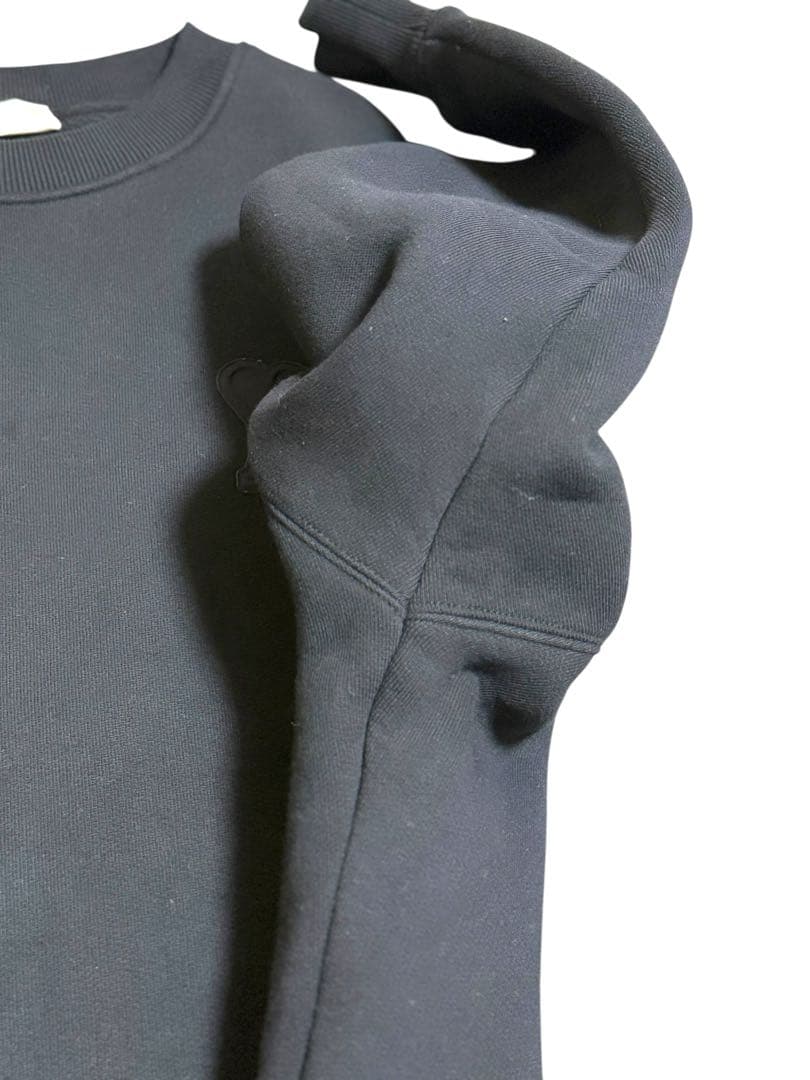 美品☆AMI Paris グラフィック スウェット XL ブラック　裏起毛