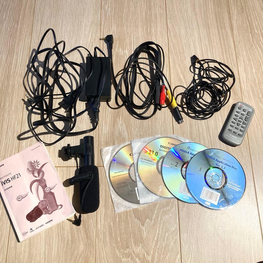 【基本動作確認済み】Canon HD　iVIS HF21　ビデオカメラ　ブラック