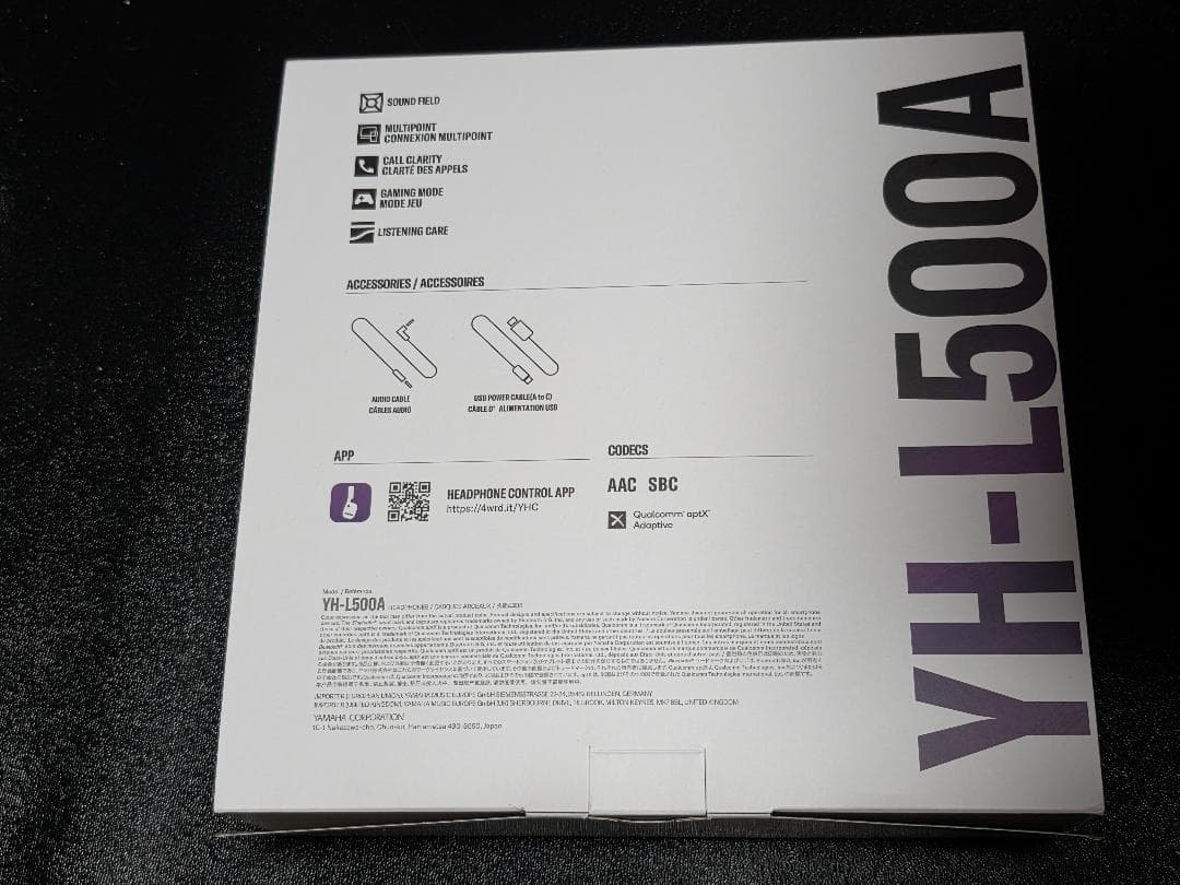 YAMAHA YH-L500A ワイヤレスヘッドホン