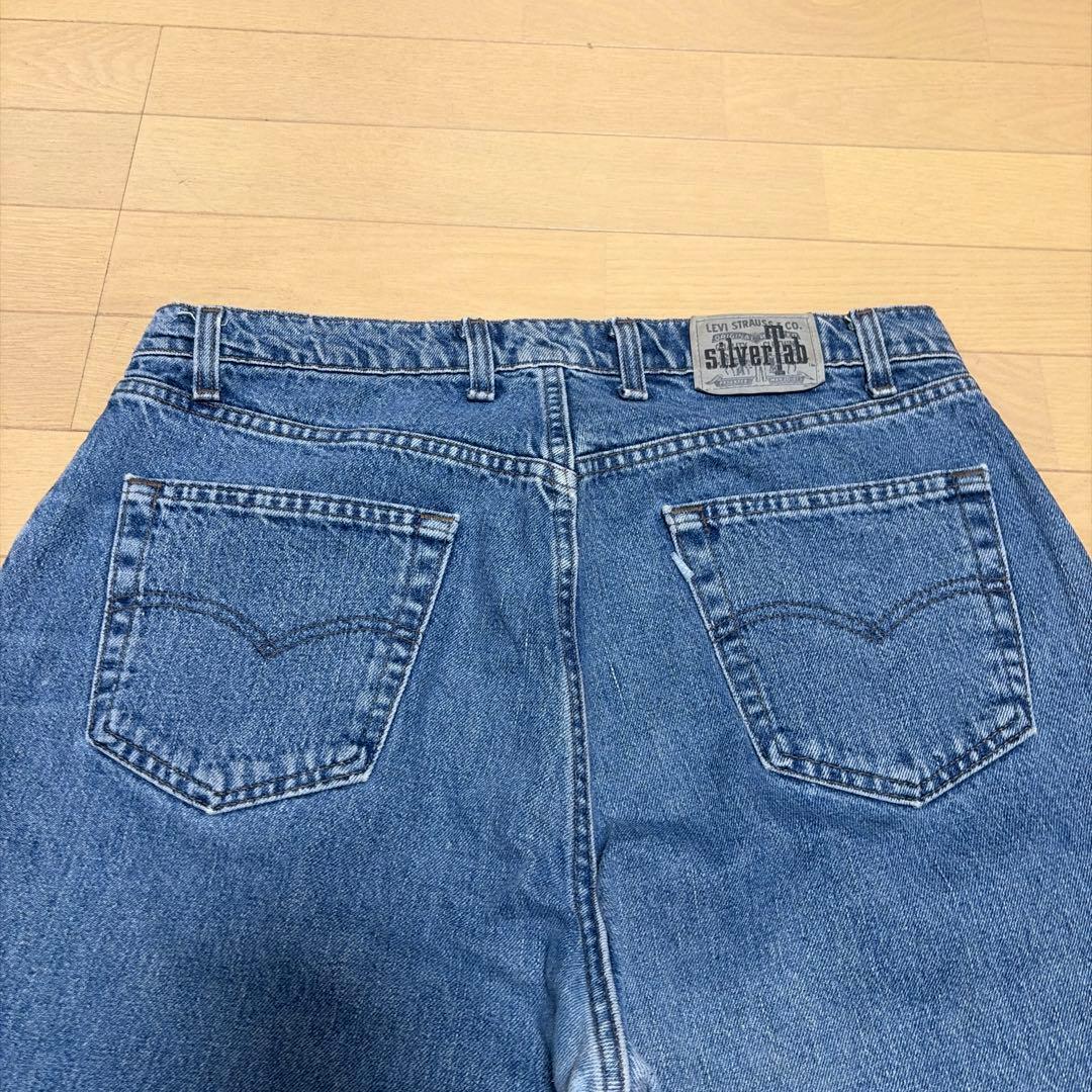 silvertab baggy w38 l30 ※紐内蔵