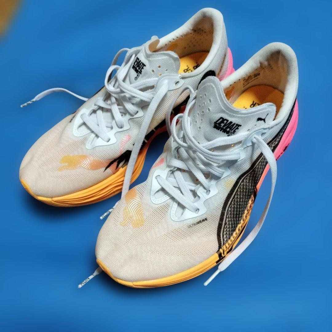 プーマ　ディヴィエイトニトロエリート3 Womens 24.5　プロトカラー