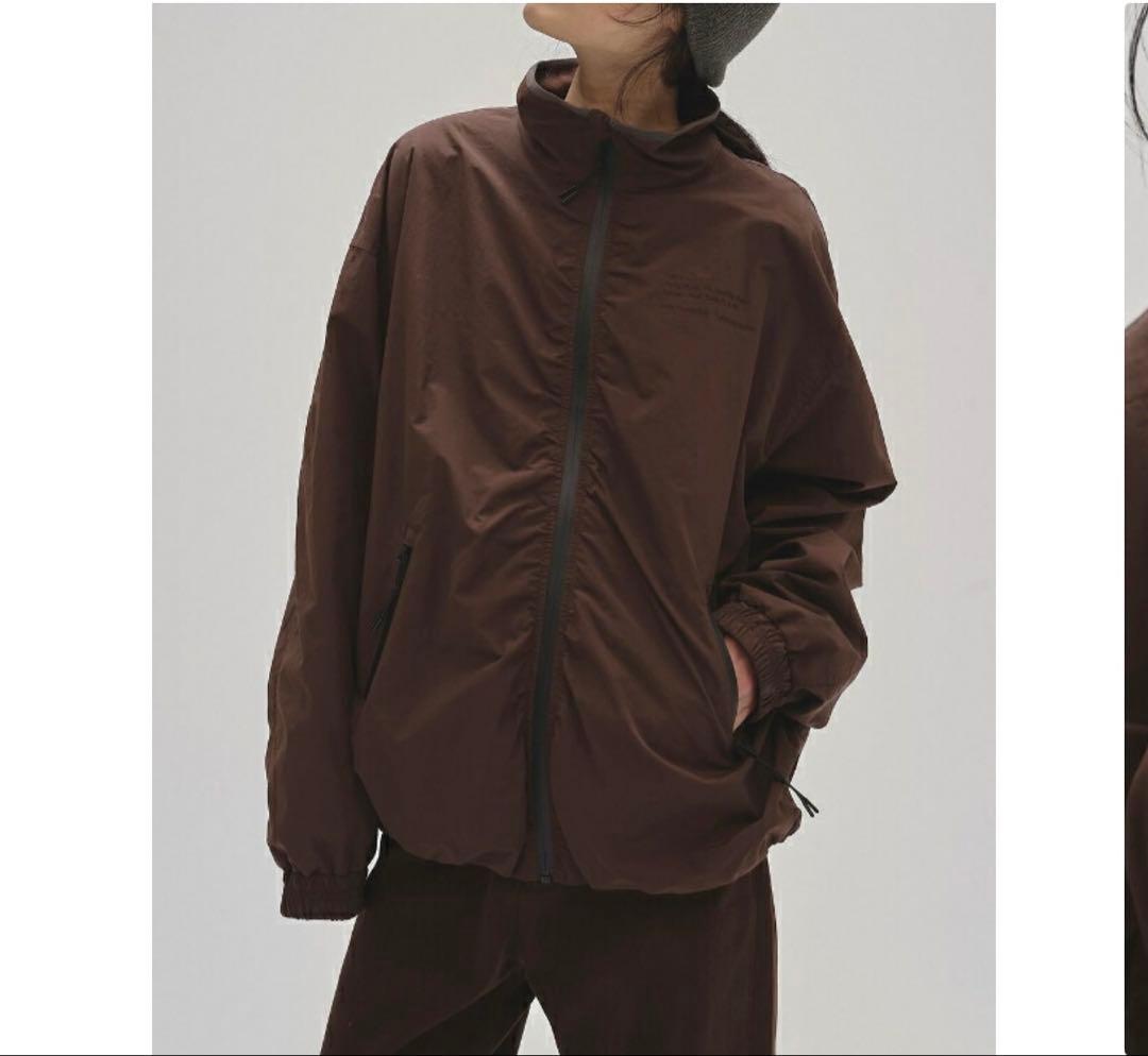 トゥデイフル　ジップブルゾン　ブラウン　チョコ　38