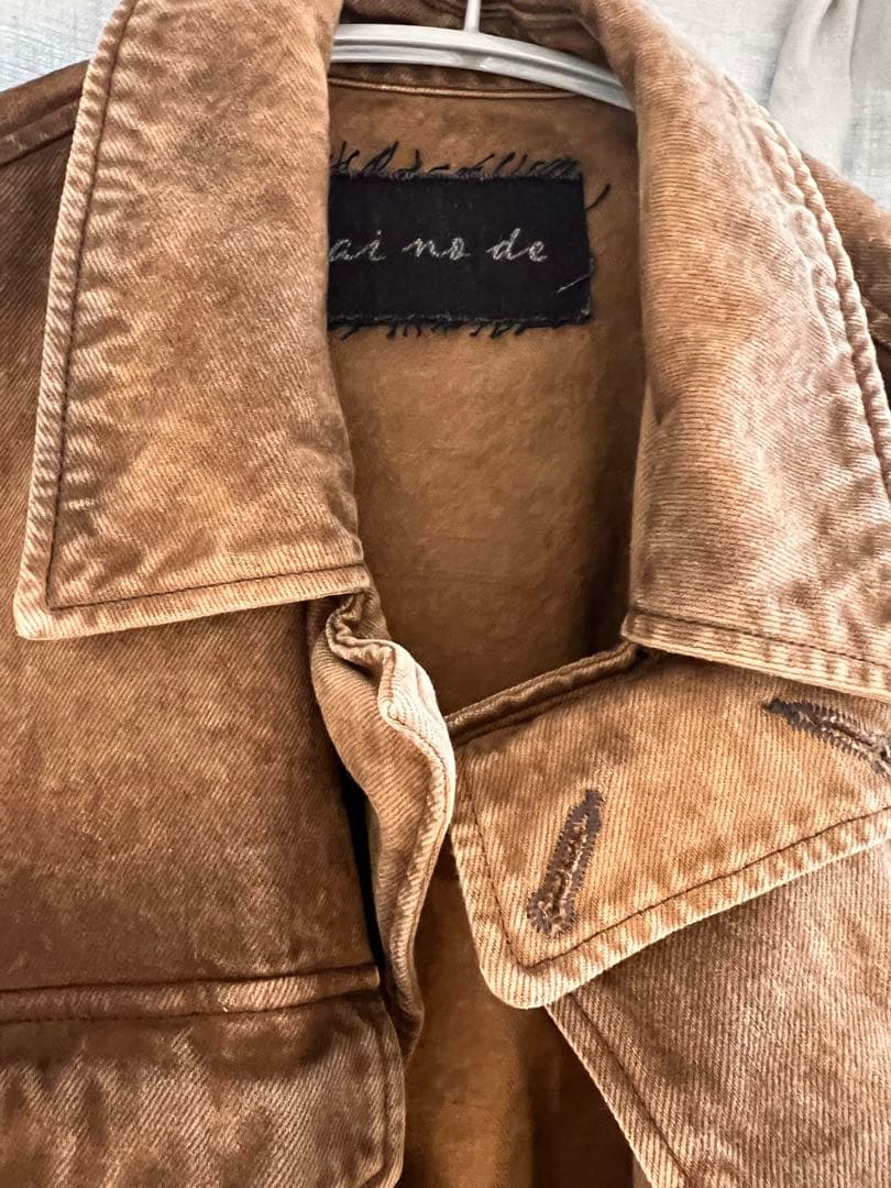 Loungedress ainode hinaseレザーライクブルゾン　未使用