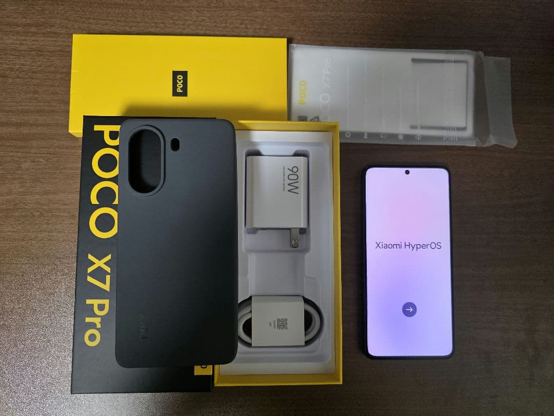 Poco X7 Pro 256GB ブラック 日本語版