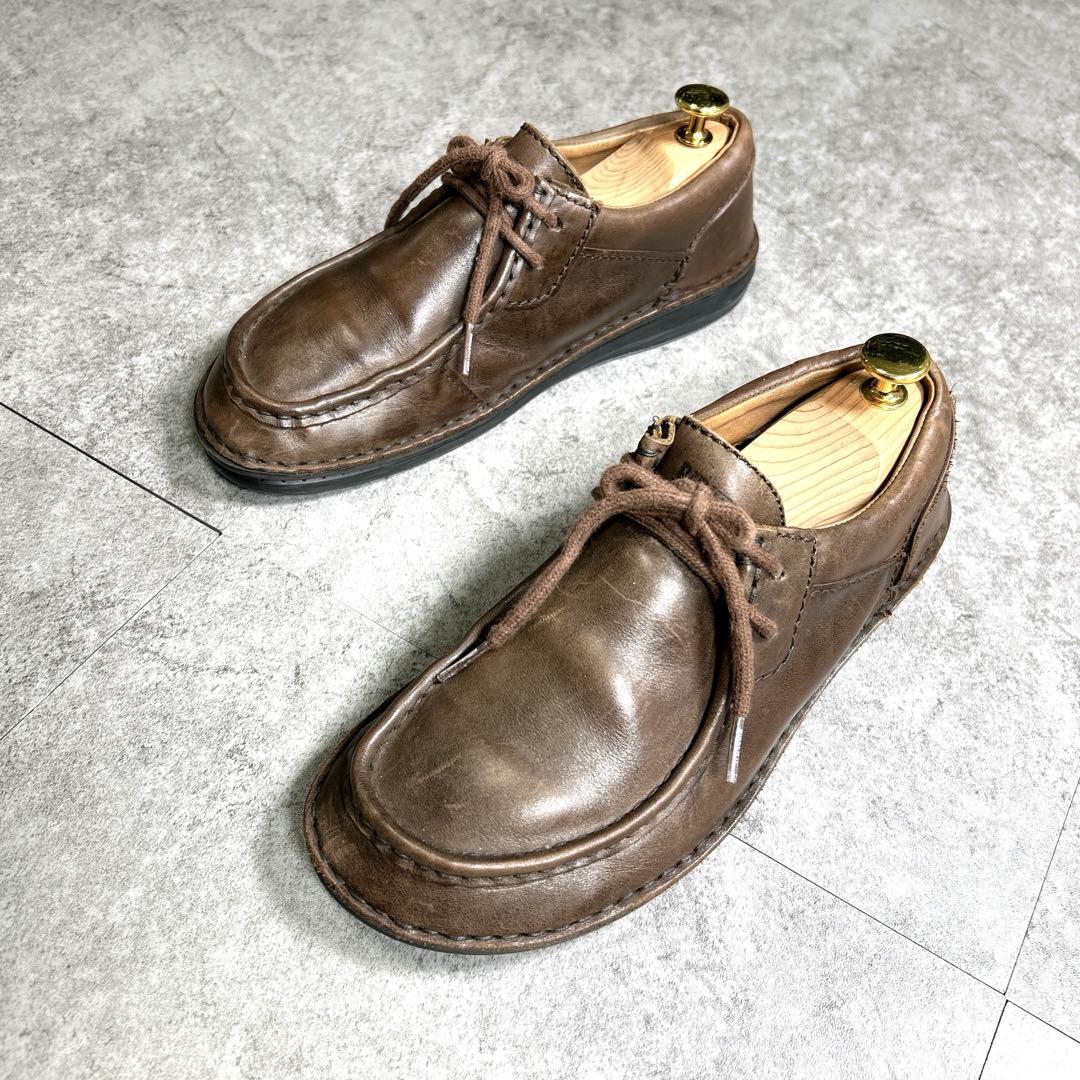 美品✨【ビルケンシュトック】パサデナ/ナロー幅/革靴/コンフォートシューズ/茶色
