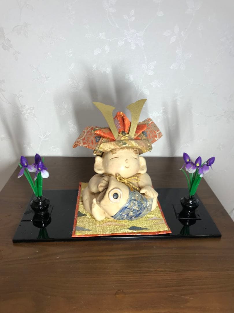 すわけい陶人形　五月人形