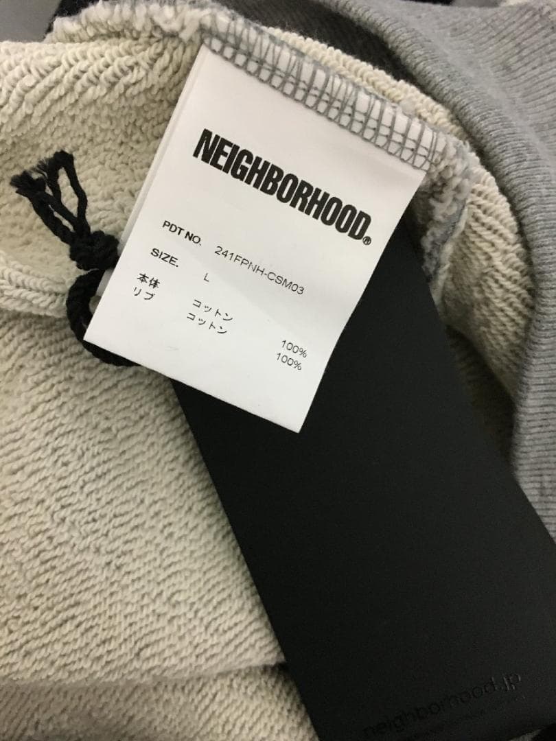 ネイバーフッド 24ss 新同タグ付き クラシック ロゴ スウェット