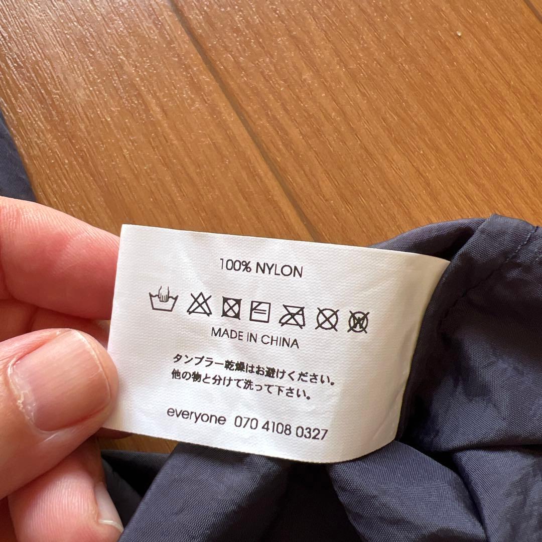 バッグ everyone nylon logo tote bag(NAVY)