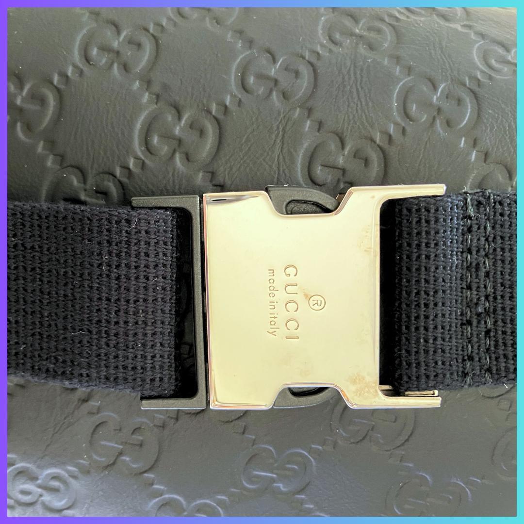 Aliyさま専用　GUCCI グッチシマ レザー ボディバッグ 収納袋、箱付属