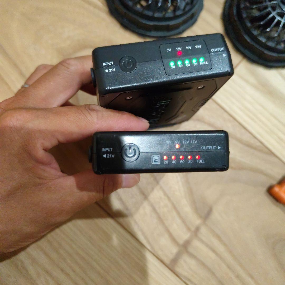 バートル　ファン　バッテリー２セット