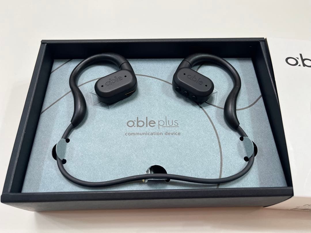 新品　ワイヤレス集音器 able aid エイブル エイド 首かけ式　2個セット