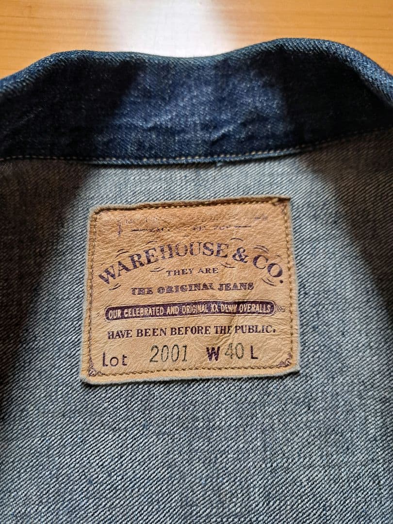 ウエアハウス　ダウンポケット　2001 40　リネン warehouse