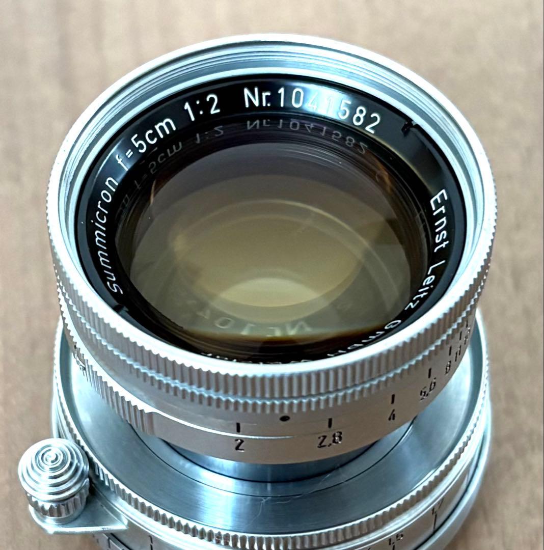 ライカ ズミクロン トリウム 50㎜ 沈胴 美品 LEICA