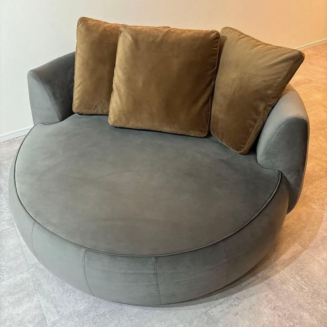 NOCEソファCIRCLE 2人掛け グレー