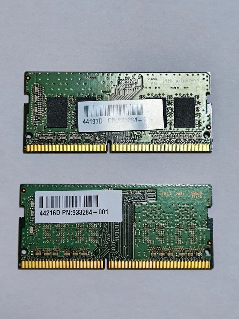 samsung 8GBメモリ SO-DDR4　2枚セット