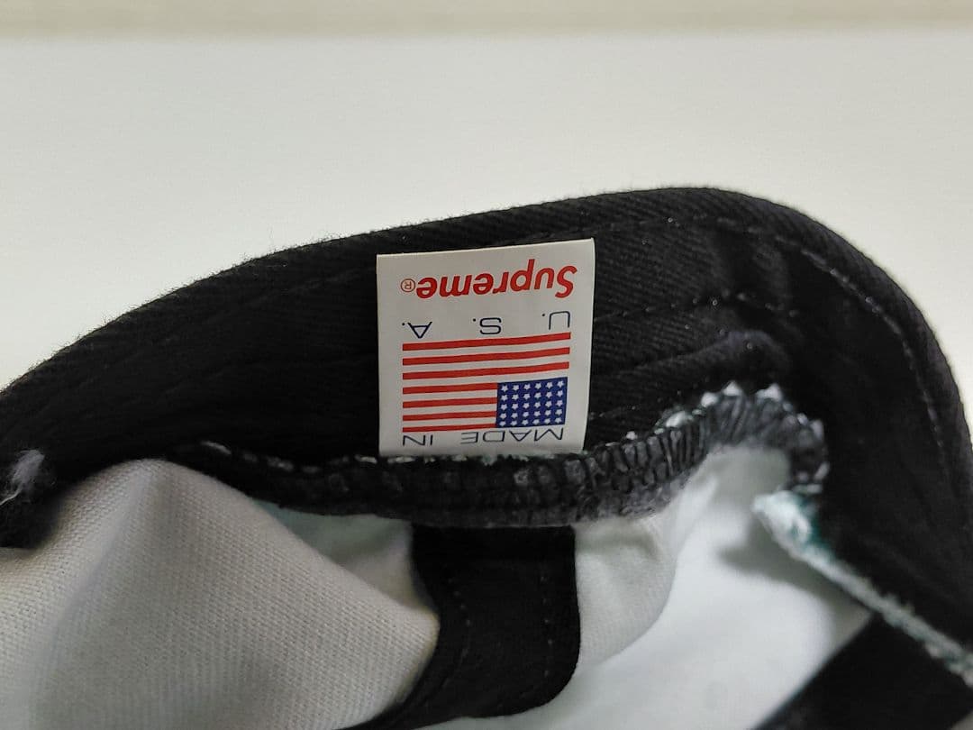 極美品　Supreme　Pigment　S Logo　6-Panel　Green