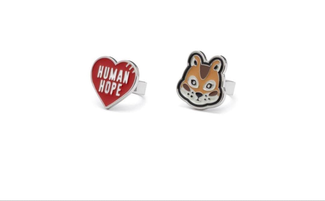 HUMAN HOPE KEY CHARM HUMAN HOPE RING 3点
