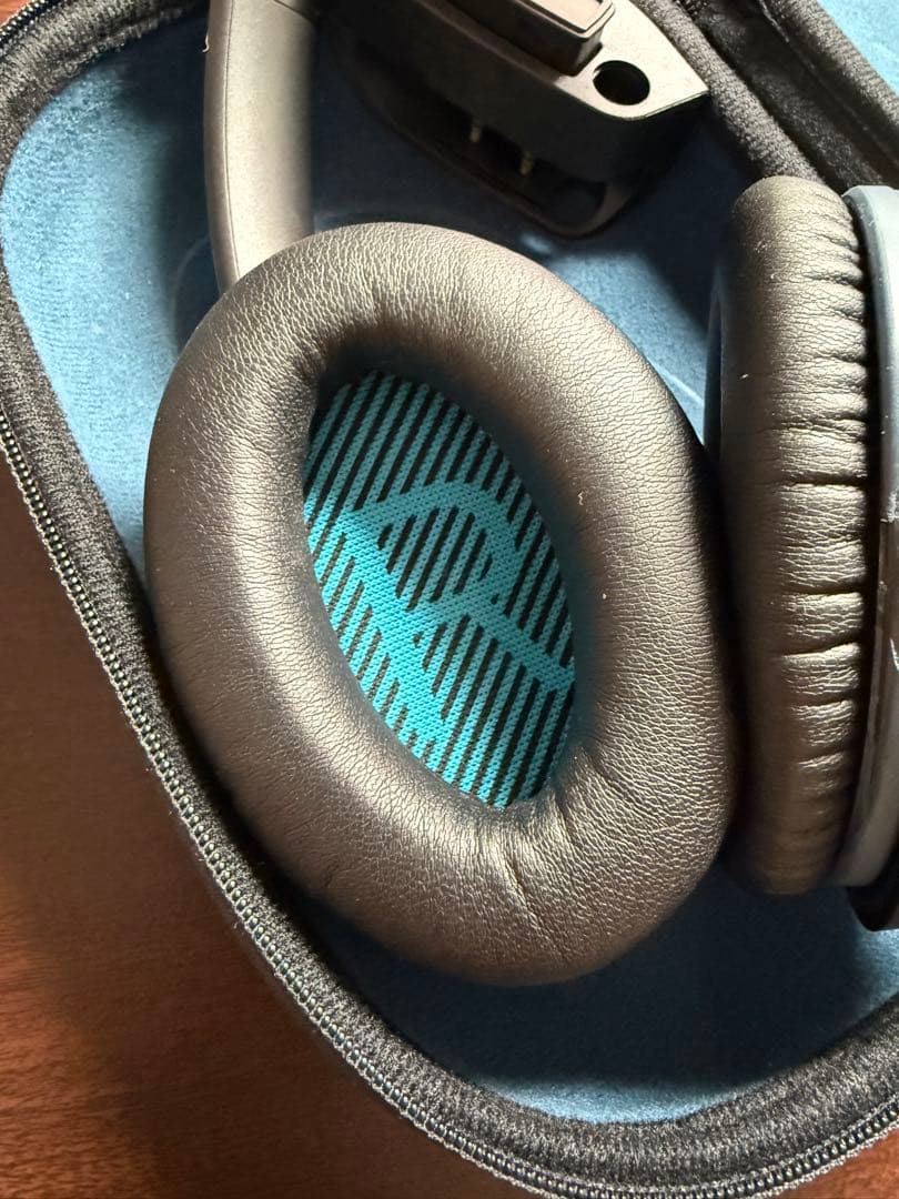 BOSE QC25 ノイズキャンセリングヘッドホン 有線 動作品 収納ケース付