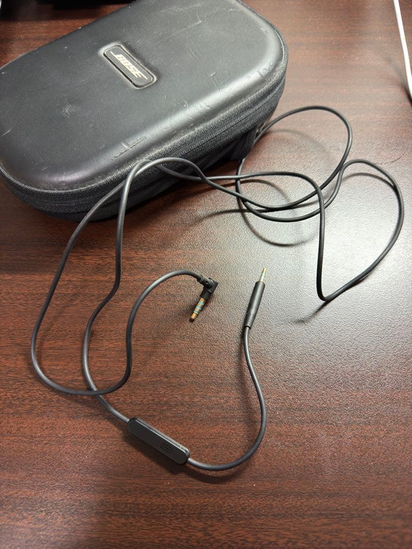 BOSE QC25 ノイズキャンセリングヘッドホン 有線 動作品 収納ケース付