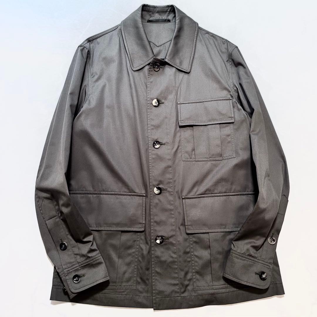 未使用級✨グレンフェル サファリジャケット CARVER 英国名門 オリーブ38