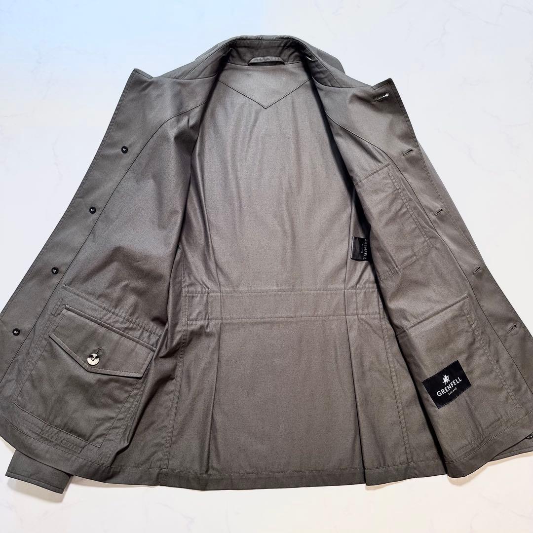 未使用級✨グレンフェル サファリジャケット CARVER 英国名門 オリーブ38