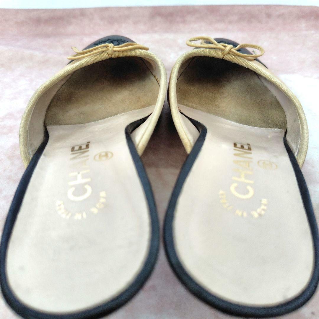 ✨️腕利き職人のリペア済✨️良品【シャネル】ココマーク♡バレリーナ ミュール