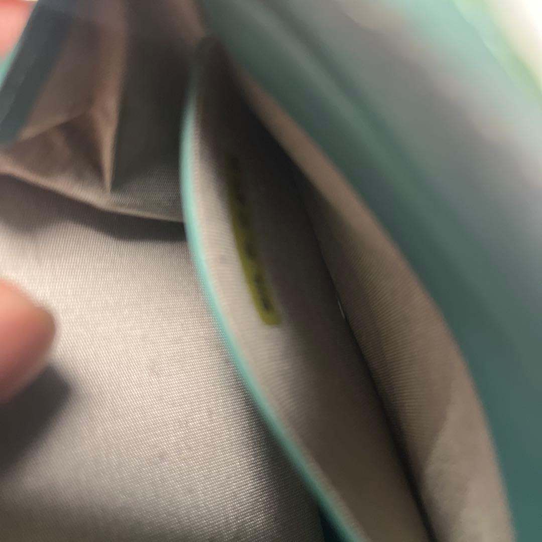 CHANEL グリーン キルティング長財布　キーケース付