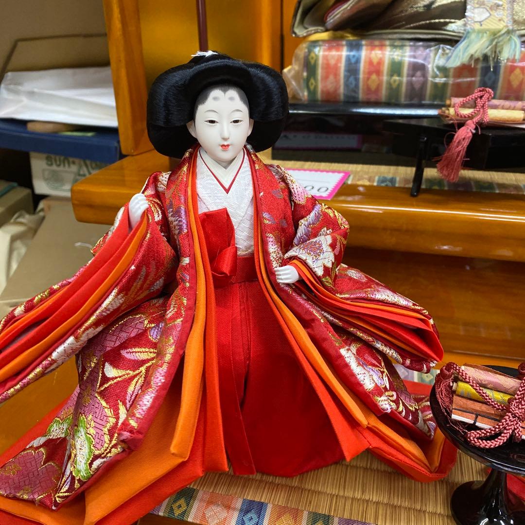 雛人形セット 桜模様 大きめ