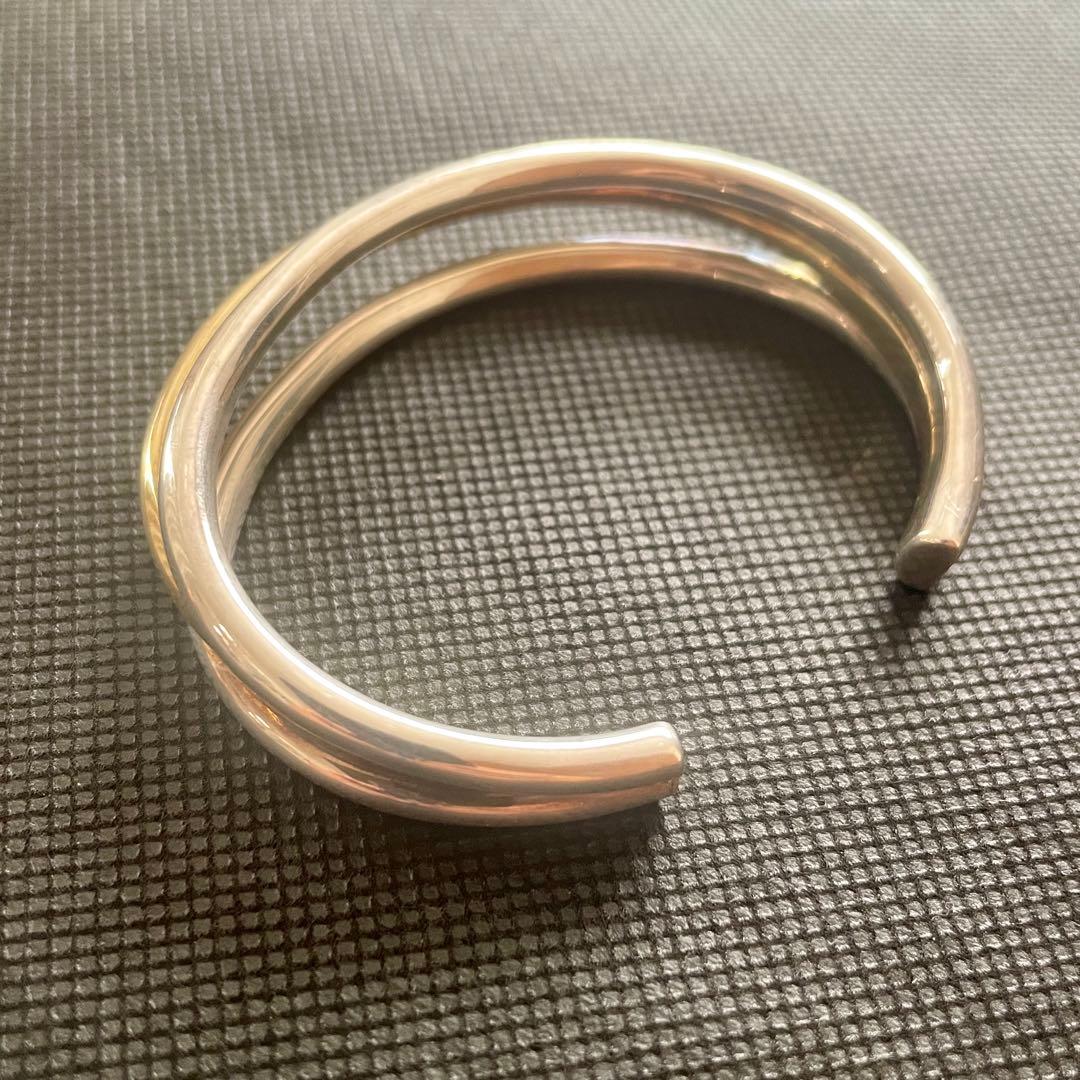 ＜PHILIPPE AUDIBERT＞シルバー×ゴールド バングル