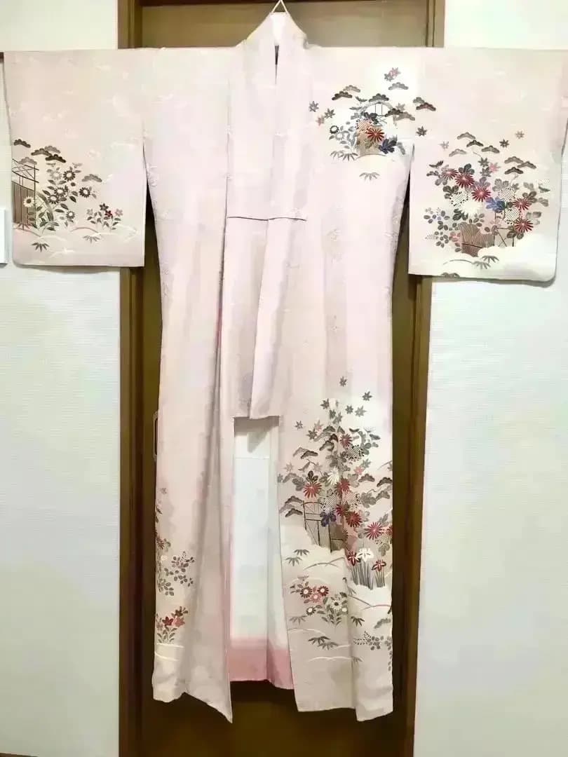 厳選落款有 着物訪問着 格調高く御所解文様 秀逸地紋は波間波頭 ご入学 ご卒業式