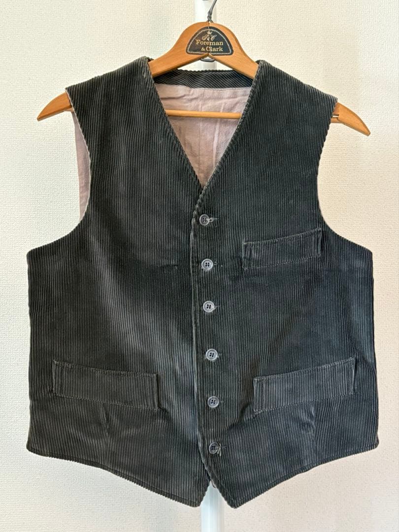 ビーグルさま専用コーデュロイベスト 30'〜40'フレンチ ユーロ ヴィンテージ