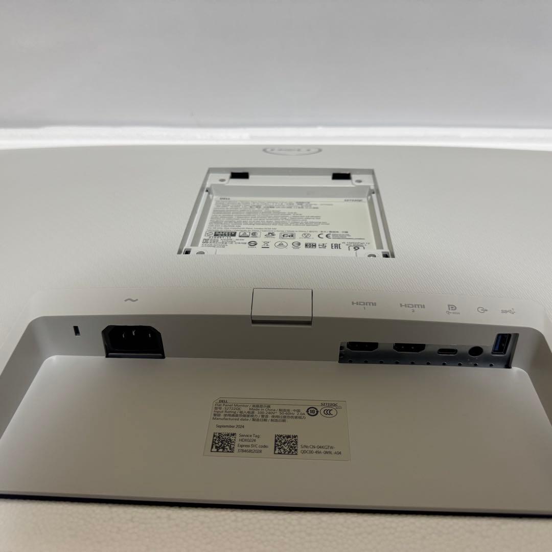 Dell S2722QC 27インチ 4Kモニター