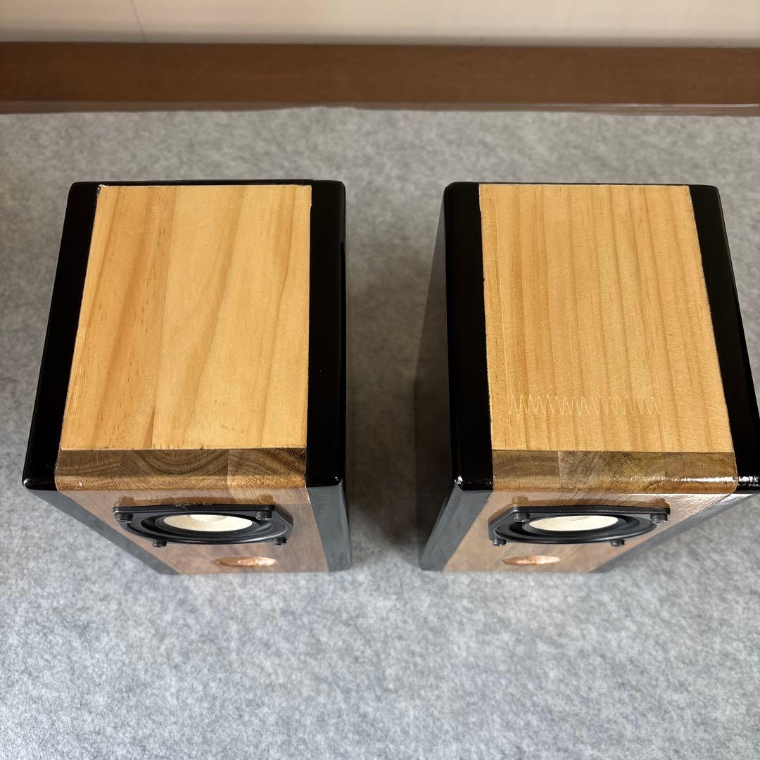 マークオーディオom-mf4-mica搭載自作スピーカー　ラビリンス・バスレフ型