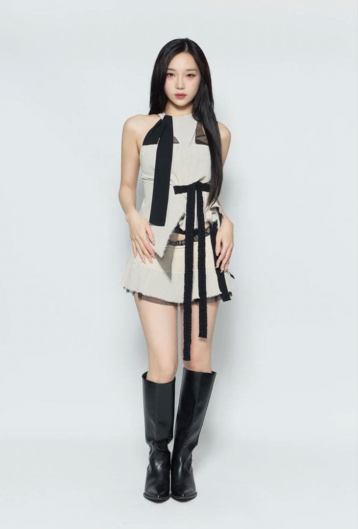 theredthread S flow frill skirt スカート フリル