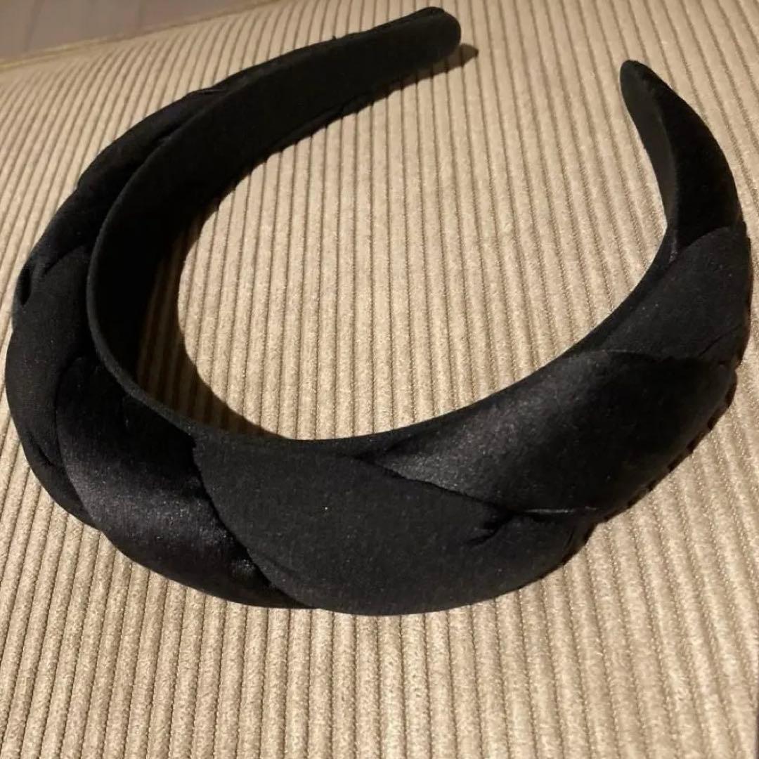 SOPHIE BUHAI ブラック編み込みヘアバンド