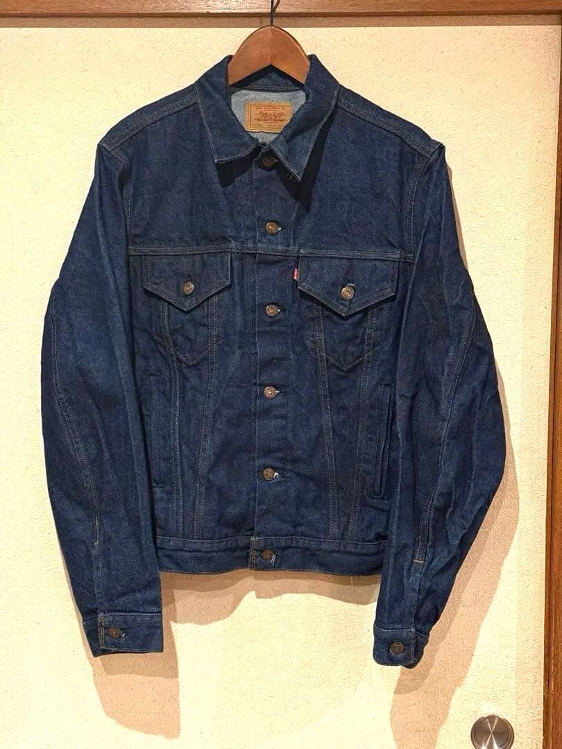 肉ボール　真っ紺 80s Levi's 71506 デニムジャケット
