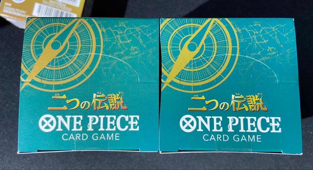 テープ付き未開封ワンピースカード3boxセット 二つの伝説THEBEST