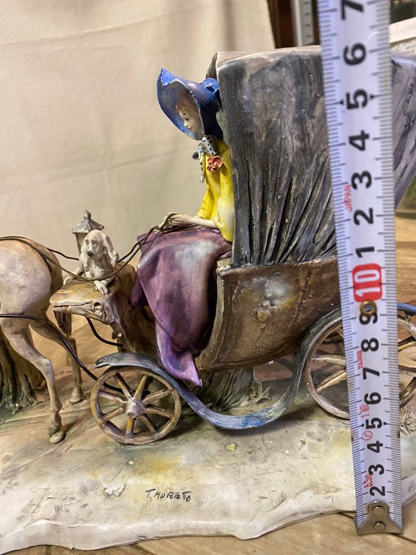 Lo Scricciolo イタリア製　T.Moretto 磁器人形　オブジェ