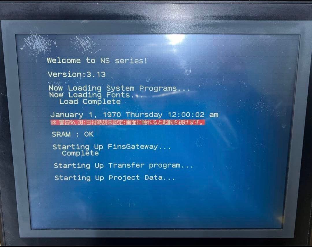オムロン　タッチパネル　NS12-TS00B-V2