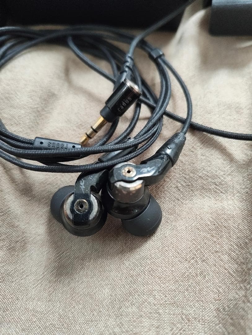 値引き:ラディウス radius HP-NHR31 重低音 ハイレゾ リケーブル